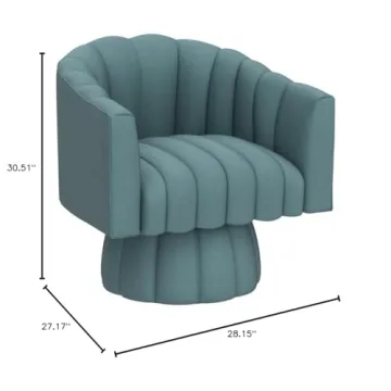 Mid Century Velvet Swivel Accent Chair for Stylish Homes