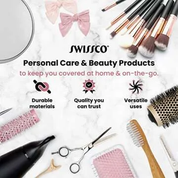 Swissco Tortoise Wet Comb Wide Tooth, brown, 1 ea, (SG_B000TUFLIC_US)