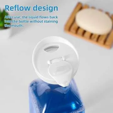 Laundry-Detergent-Dispenser,54oz Fabric Softener Dispenser,Plastic Liquid Laundry Detergent Container,Laundry Detergent Organizer for Laundry Room Organization with 4 Labels,3 Pack