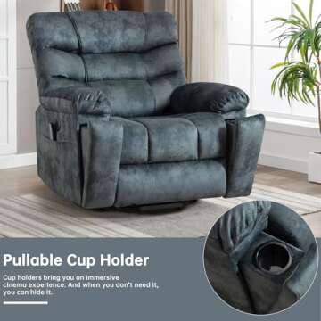 Affordable CANMOV Large Power Lift Recliner for Seniors