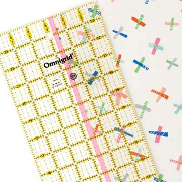 Omnigrid 2102 Glow Line Tape - Bright Colors for Precision Cutting