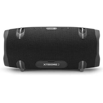 JBL Xtreme 2, Waterproof Portable Bluetooth Speaker, Black