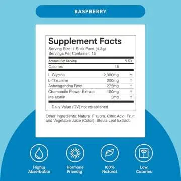 Mixhers Sleep - Sleep Support Drink Mix - With Ashwagandha, Chamomile & Melatonin - For Deep Sleep, ...