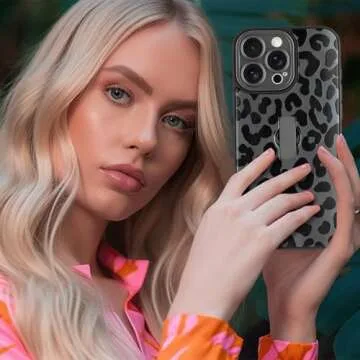 Jefonha Stylish iPhone 16 Pro Max Case with Finger Strap