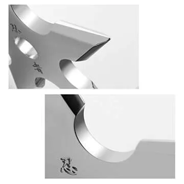 lanliebao SUS304 Stainless Steel Shuriken Heavy Duty Coat Hooks Wall Mounted 35 LB Utility Hooks Heavy Hooks Dual Robe Hook Coat Hanger (Shuriken)