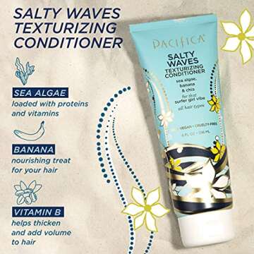 Pacifica Salty Waves Conditioner, Vegan & Moisturizing
