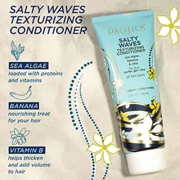 Pacifica Salty Waves Conditioner, Vegan & Moisturizing