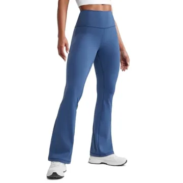 CRZ YOGA Womens Butterluxe High Waist Flare Pants - Soft Bootcut Yoga Pants with Pocket