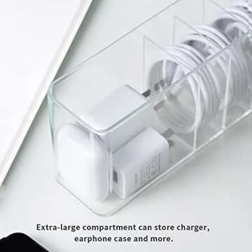 Charger Cable Cord Storage Organizer - Easy Storage Solution