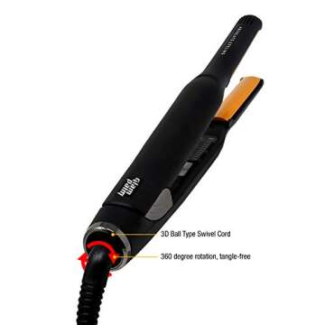 GlamPalm 0.6" Volumizing Ceramic Professional Iron