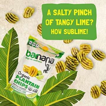 Barnana Organic Acapulco Lime Plantain Chips - 5oz