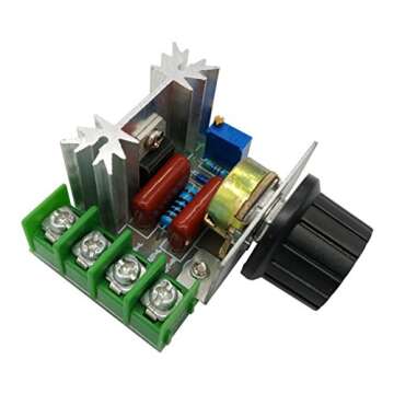 HiLetgo 2000W PWM AC Motor Speed Control Module Dimmer Speed Regulator 50-220V Adjustable Voltage Regulator