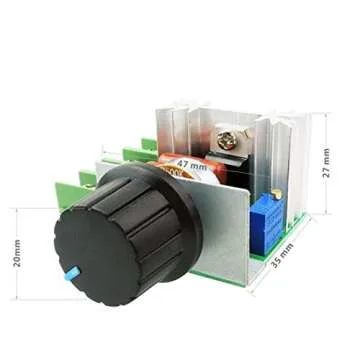 HiLetgo 2000W PWM AC Motor Speed Control Module Dimmer Speed Regulator 50-220V Adjustable Voltage Regulator