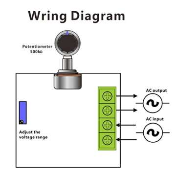 HiLetgo 2000W PWM AC Motor Speed Control Module Dimmer Speed Regulator 50-220V Adjustable Voltage Regulator
