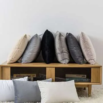 JUSPURBET Velvet Throw Pillow Covers - Luxury and Style