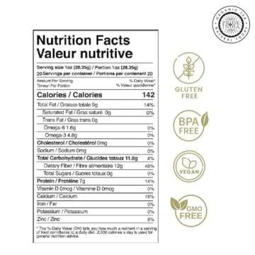 Pride Of India - Whole White Chia Seeds Raw Natural - 1.25 Pound (20 Oz) Jar with 24+ Servings - Omega-3 & Calcium Superfood - Great in smoothies, yogurt, baking, cereal, cookies, breakfast and more