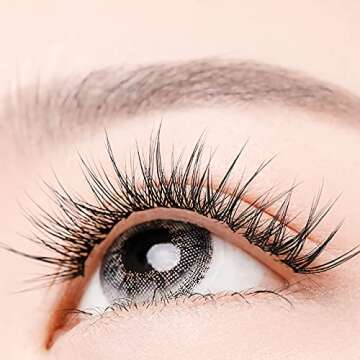 IECILI Individual Lashes/Lash Clusters 480pcs 8-14mm Cluster Eyelash Extensions /12 Roots/C Curl /0.07mm Cluster Lashes/Faux Mink Lash Extensions (C Curl, Fishtail Lashes-0.07mm)