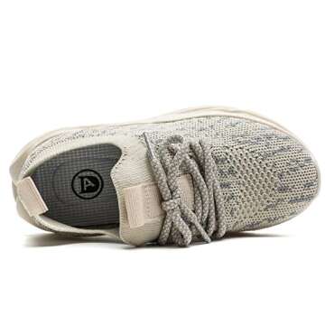 DADAWEN Kids Lightweight Breathable Sneakers for Toddlers