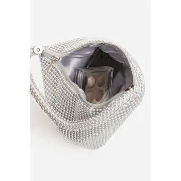 BABEYOND Women's Beaded Clutch Evening Bags Vintage Elegant Triangle Purse for 1920s Party Prom Wedding