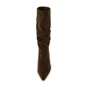 Stylish CUSHIONAIRE Slouchy Vegan Suede Mid-Calf Boots