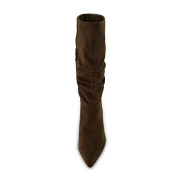 Stylish CUSHIONAIRE Slouchy Vegan Suede Mid-Calf Boots
