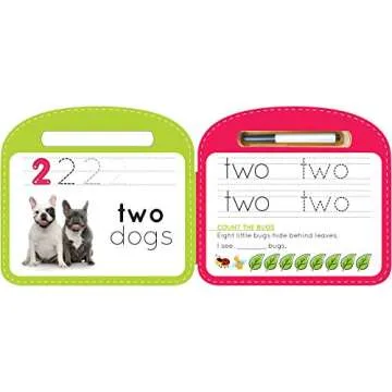 Write & Wipe 123 Children's Learning Board Book