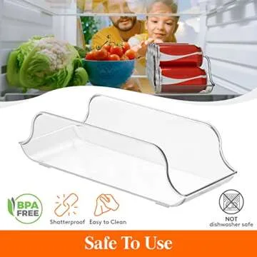 Lifewit 2pcs Soda Can Organizer for Refrigerator