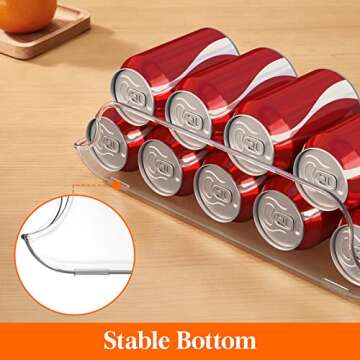 Lifewit 2pcs Soda Can Organizer for Refrigerator