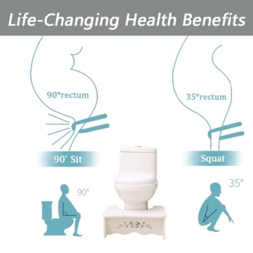 Poop Stool Adult Toilet Stool - Eco-Friendly Bathroom Comfort