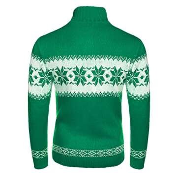 Stylish COOFANDY Ugly Christmas Pullover Sweater for Men