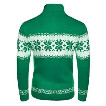 Stylish COOFANDY Ugly Christmas Pullover Sweater for Men