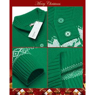 Stylish COOFANDY Ugly Christmas Pullover Sweater for Men