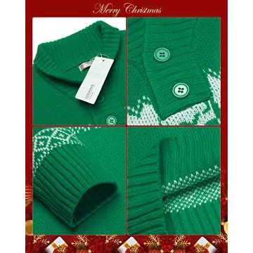 Stylish COOFANDY Ugly Christmas Pullover Sweater for Men