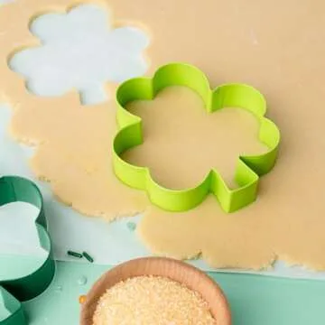 Shamrock Cookie Cutters for Baking Fun - 3 Pack