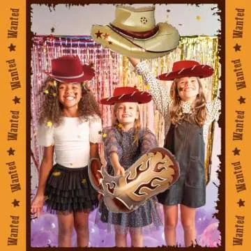 Lidmada 4Pcs Cowboys Balloons for Parties and Events