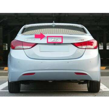 Hyundai Motors Genuine Rear Trunk H Logo Emblem 1-pc Set For 2011 2012 Hyundai Elantra : Avante MD
