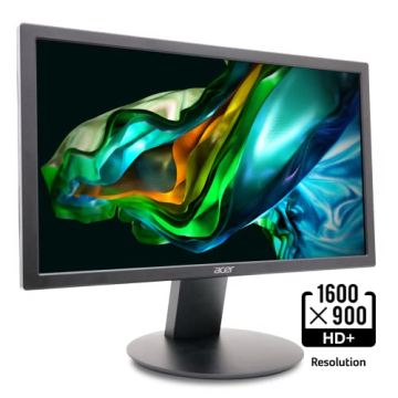 Acer K202Q Bi 19.5-inch Professional HD+ Monitor with Eye Care Tech and Multiple Ports