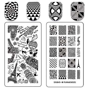 Ejiubas Nail Stamper Kit for Stunning Nail Art
