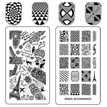 Ejiubas Nail Stamper Kit for Stunning Nail Art