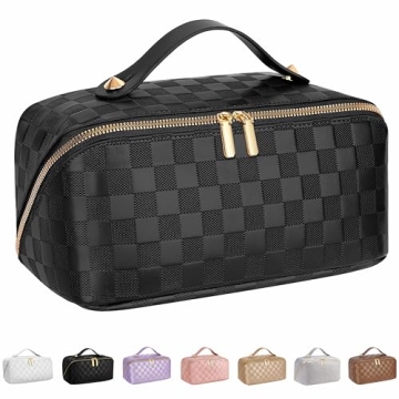 Stylish ALEXTINA Travel Cosmetic Bag - Large Capacity Makeup Organizer