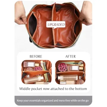 Stylish ALEXTINA Travel Cosmetic Bag - Large Capacity Makeup Organizer