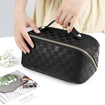 Stylish ALEXTINA Travel Cosmetic Bag - Large Capacity Makeup Organizer