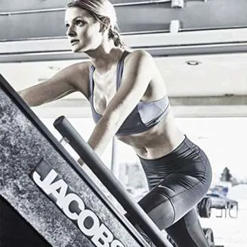 JACOBS LADDER Gronk Edition Step Machine, Gronk Edition | Black | Dimensions 76" x 27.25" x 65.5" | 300 lbs