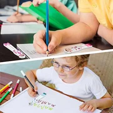 Junkin 32 Pcs Writing Tools Spacers for Writing Handwriting Spacer Tool Classroom Management Tools for Students to Learn Proper Word Spacing (Spaceman)