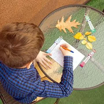 Junkin 32 Pcs Writing Tools Spacers for Writing Handwriting Spacer Tool Classroom Management Tools for Students to Learn Proper Word Spacing (Spaceman)