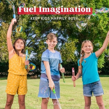 JOYIN Big Bubble Wands - 12 Pack for Kids Play