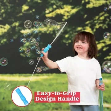JOYIN Big Bubble Wands - 12 Pack for Kids Play