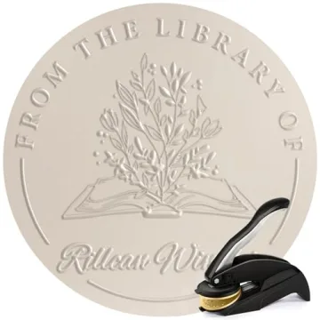 Custom Library Embosser | Personalized Book Embosser | Personal Library Embosser Custom Stamp Seal f...