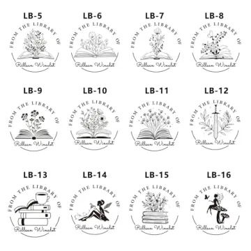 Personalized Library Embosser - Custom Book Stamp & Seal