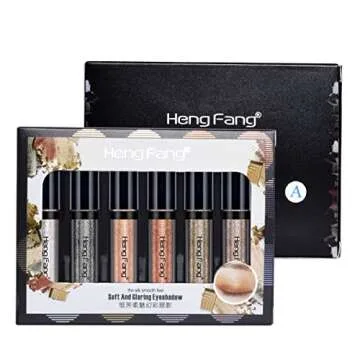 LAMUSELAND Glitter Liquid Eyeshadow Set | 6 Sparkling Colors